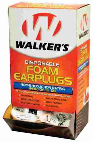 Walker's Foam Ear Plugs (200 pair/box)