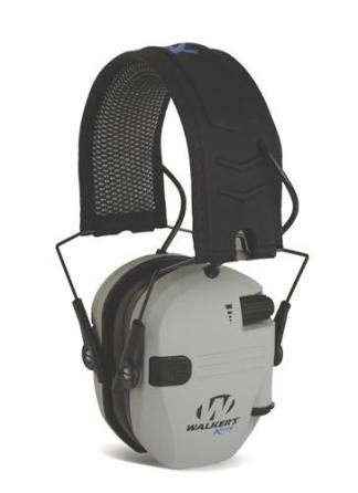 Walker's Razor X-TRM Muff with Blue Tooth- Gray 23 NRR