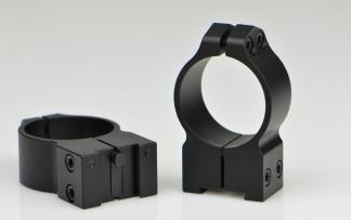 Warne 2-Piece Maxima Fixed Scope Ringmounts with Grooved Receiver Fits Tikka 30mm High Matte
