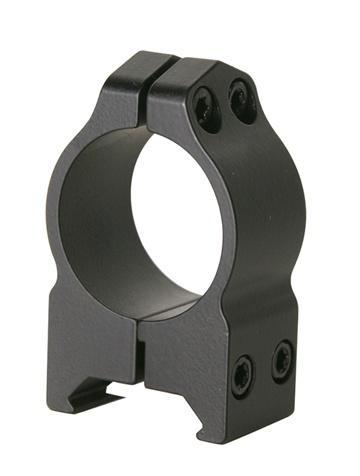 Warne 2-Piece Maxima Fixed Scope Ringmounts with Grooved Receiver - Tikka 1" High Matte