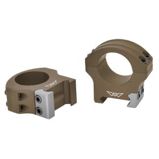 Warne HyperLite 34mm Medium Dark Earth Scope Rings