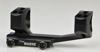 Warne Tactical Gen 2 X-SKEL Extended Cantilevered MSR Mount 30mm Black ZERO MOA