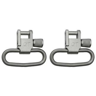 Grovtec 1.25" Locking Swivel Set Silver 2/ct