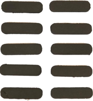 GUNTEC RUBBER INSERT COVERS - 10PK M-LOK BLACK - Image 2