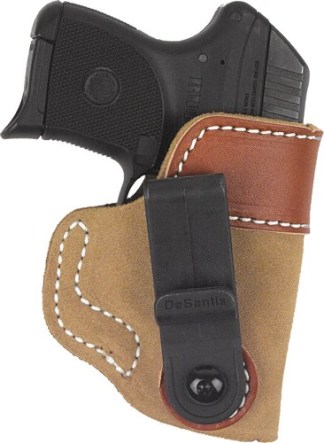 DESANTIS SOFT TUCK HOLSTER IWB - RH LEATHER S&W J FRM 2" NATURL