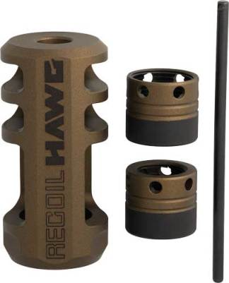 BROWNING RECOIL HAWG MUZZLE - BRAKE SMOKED BRONZE W/TOOL