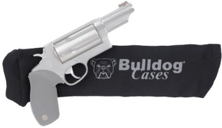 BULLDOG GUN SOCK 14"X4" BLACK - HANDGUN
