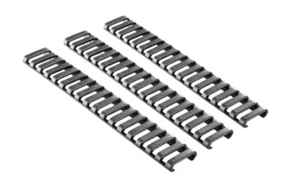 ERGO 18-SLOT LDDR RAIL COVERS 3PK BK