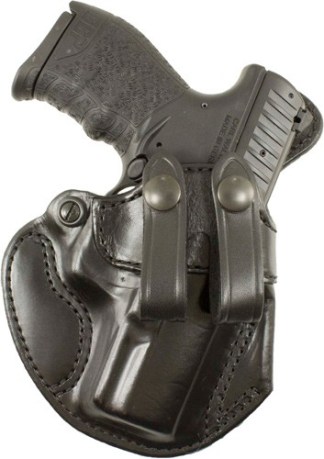 DESANTIS COZY PARTNER HOLSTER - IWB RH LTHR FITS GLOCK 43 BLK