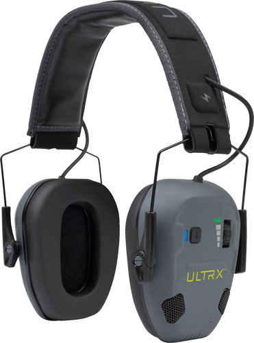 ULTRX BIONIC FUSE ION E-MUFF - BLUETOOTH EARMUFF 22db SLATE