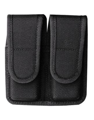 Bianchi Model 7302H AccuMold Double Magazine Pouch for Glock 20 21 Hidden Snap Black