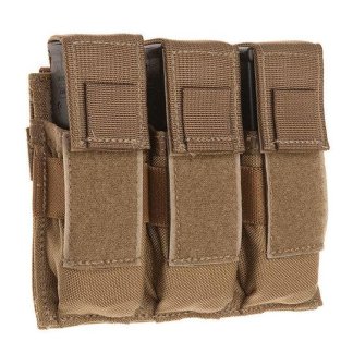 TacShield Triple Universal Pistol Magazine Pouch Coyote