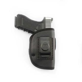 Tagua Leather Ecoleather Weightless 4 in 1 Open Top Holster for Most 9mm Luger/.40/.45 Black RH