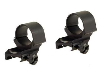 Weaver Detachable Extension Top Mount Aluminum Scope Rings - 1" High Dual EXT - Matte