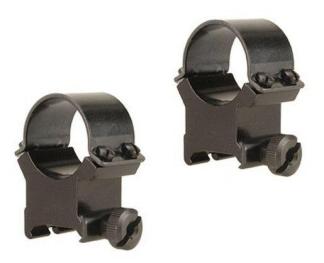 Weaver Sure Grip Detachable Aluminum Scope Rings (4-Screws) 1" X-High Matte Clam