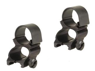 Weaver Detachable See-Thru Scope Rings - 1" Extension -Black