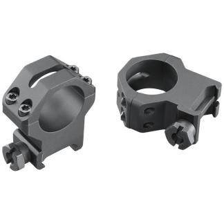 Weaver 4-Hole Tactical Picatinny Aluminum Scope Rings 1" X-High Matte