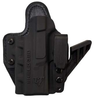 CompTac eV2 Max Hybrid Appendix IWB Holster - SW - MP Shield .380 EZ - Right Black