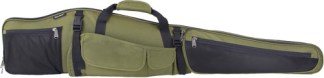 BULLDOG HUNTER RIFLE CASE - GREEN W/ BLACK 48"