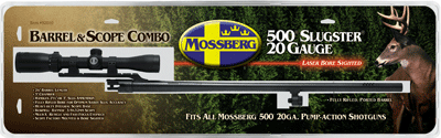 MOSSBERG BARREL 500 20GA 3" - 24" TROPHY M.BLUED W/3-9X40