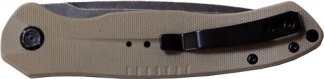 COBRATEC DIABLO SIDE BUTTON - AUTO 3" D2 FDE/STNWSH BLK BLD