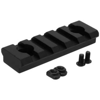 Tacfire Picatinny MLOK Rail Section 5 Slot Black
