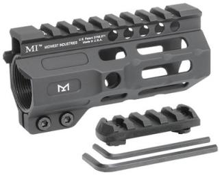 Midwest Industries One Piece Combat Rail Free Float Handguard 4.5" M-LOK