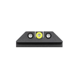 Night Fision Tritium Night Sight Set Yellow Front Black U-Notch Back for Glock