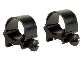 Weaver Detachable Top Mount Aluminum Scope Rings 1" Medium - Black