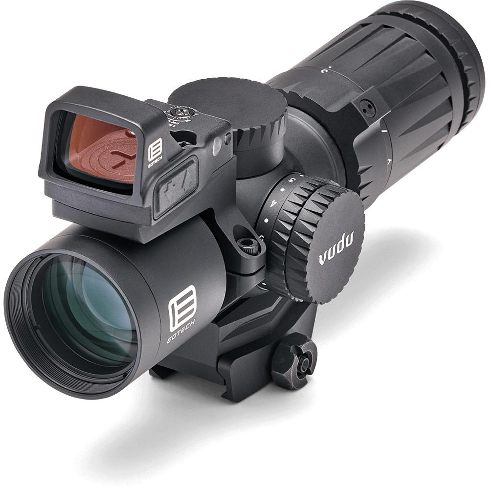 Eotech Vudu Rifle Scope 3-9x32 SFP HC1 Illum. Black with Integrated Mount and EFLX Red Dot