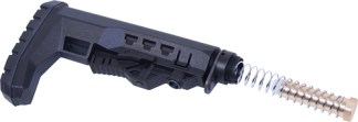 GUNTEC AR15 M.P.M. STOCK - MULTI POINT MOD STOCK BLACK